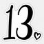 Trzynaście;