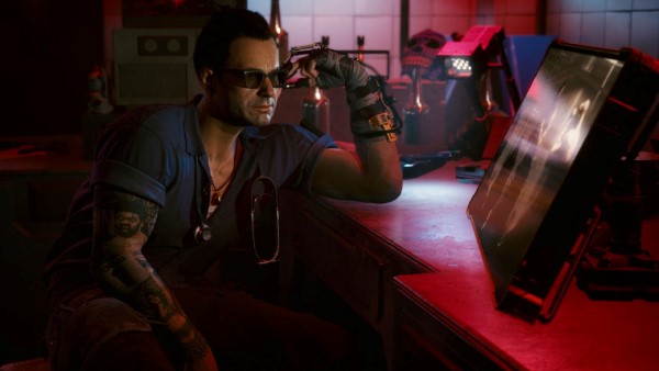 Innowacyjne wykorzystanie SI przez twórców Phantom Liberty zwróciło uwagę mediów na całym świecie. fot. Cyberpunk 2077, CD Projekt RED, 2020