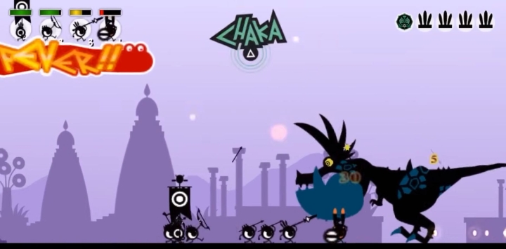 Patapon 2, SIE, 2008|screen z kanału YT Noire Blue.