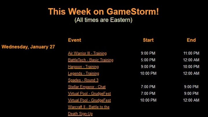 GameStorm był projektem dobrze przemyślanym pod kątem zaspokajania potrzeb grupy docelowej. Celem Kesmai było stworzenie miejsca, w którym gracze znajdą wszystko, czego potrzebują – wyzwanie, rozrywkę, społeczność podobnych pasjonatów, możliwość rozwijania swojego hobby czy informacje o nowościach. Wystarczy spojrzeć na kalendarz aktywności, w których mogli wziąć udział chętni – od treningów, przez zwykłe spotkania, po turniejowe rozgrywki. - Gamepassa mieliśmy już 20 lat temu - o burzy, która przyszła zbyt wcześnie - dokument - 2021-10-19