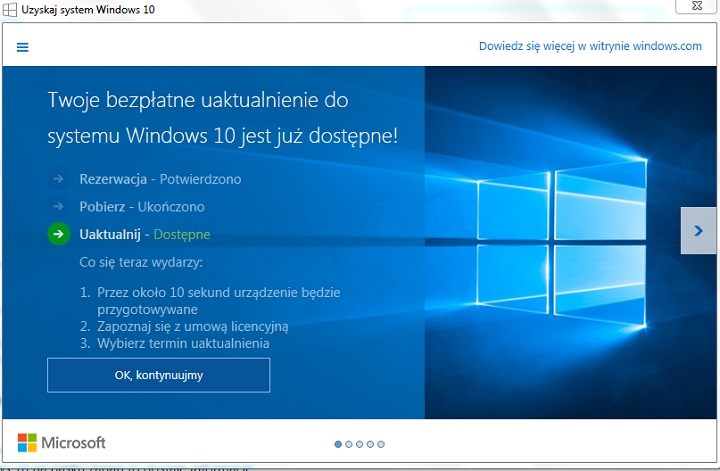 Darmowa aktualizacja z Windowsa 7 do Windowsa 10 działa do dziś. Źródło: Microsoft Community - Najlepszy Windows? Wspominamy, jak zmieniał się system Microsoftu - dokument - 2021-10-12