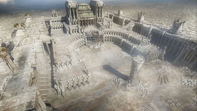 Wielka katedra w Val Royeaux, główna siedziba Zakonu. - 2014-11-06