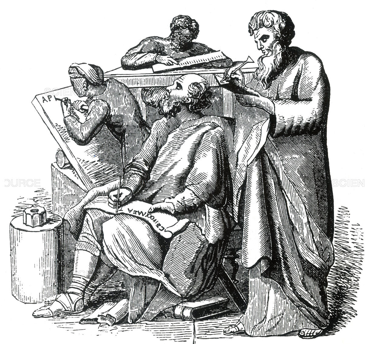 Estetyka rękopiśmiennictwa wynagradzała długi czas oczekiwania na efekt końcowy. Źródło: sciencesource.com - Zawody, które przegrały z postępem technologicznym - dokument - 2021-06-04