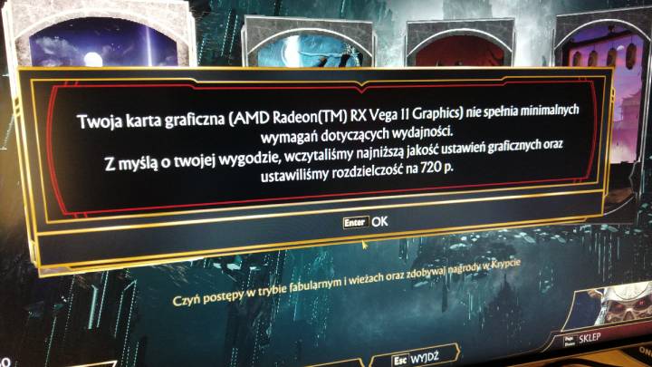Spokojnie, to tylko awaria – tak naprawdę Mortal działał nam całkiem znośnie. - Odpaliłem Wiedźmina 3 na tanim PC ze zintegrowaną kartą AMD - dokument - 2019-08-09
