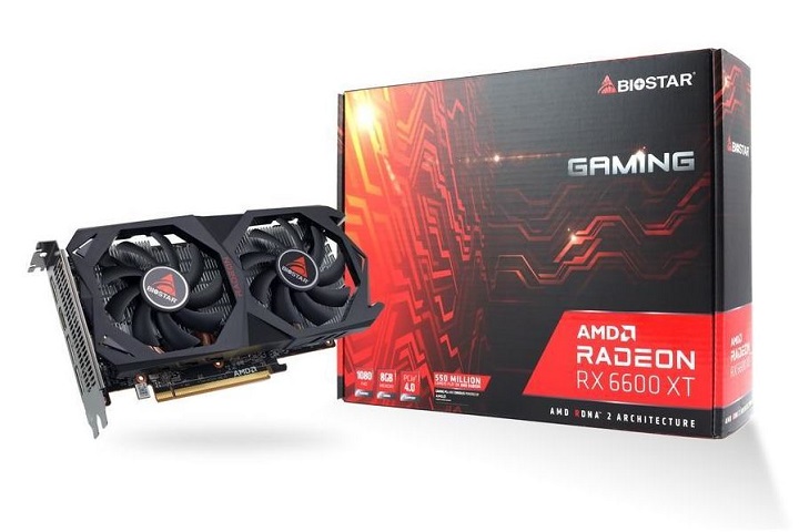 Chcąc kupić Radeona RX 6600 XT jak najtaniej, powinieneś skierować się w stronę wersji Biostar. Źródło: Biostar - Ile kosztuje komputer o mocy PlayStation 5? - dokument - 2023-07-03