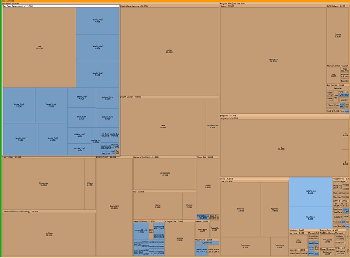 Największym klocem jest u mnie Red Dead Redemption 2. Gra zajmuje prawie 120 GB. - Oczyszczanie dysku - poradnik - dokument - 2021-09-13
