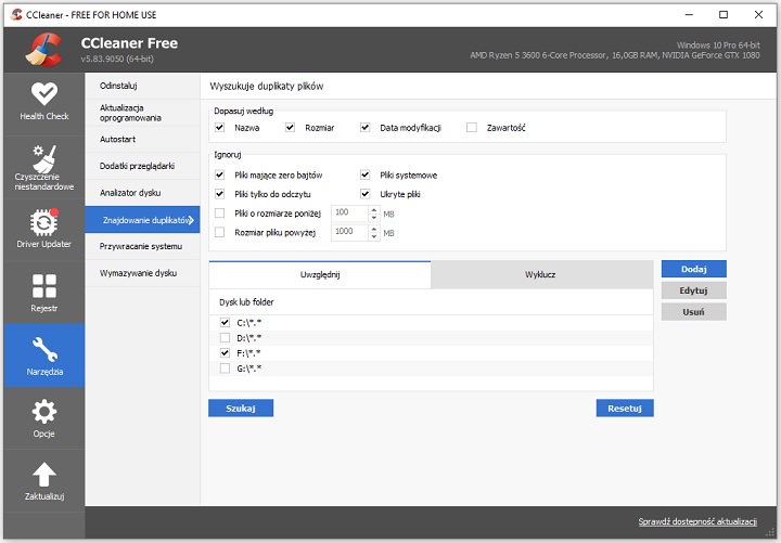 Usuwanie znanych plików może być zgubne. Czasami mogą mieć one tą samą nazwę, ale inną zawartość. - Oczyszczanie dysku - poradnik - dokument - 2021-09-13