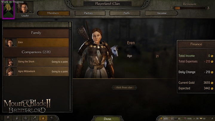 W Bannerlord działamy na chwałę całego klanu. - Wszystko o Mount & Blade 2: Bannerlord - wymagania sprzętowe, patche i aktualizacje - dokument - 2020-09-30