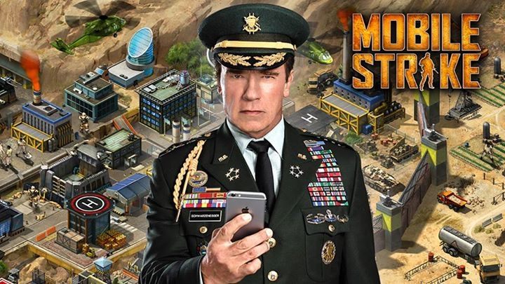 Arnold Schwarzenegger w reklamach Mobile Strike’a wypowiada kultowe kwestie z filmów takich jak Terminator i Predator. - 2017-03-05