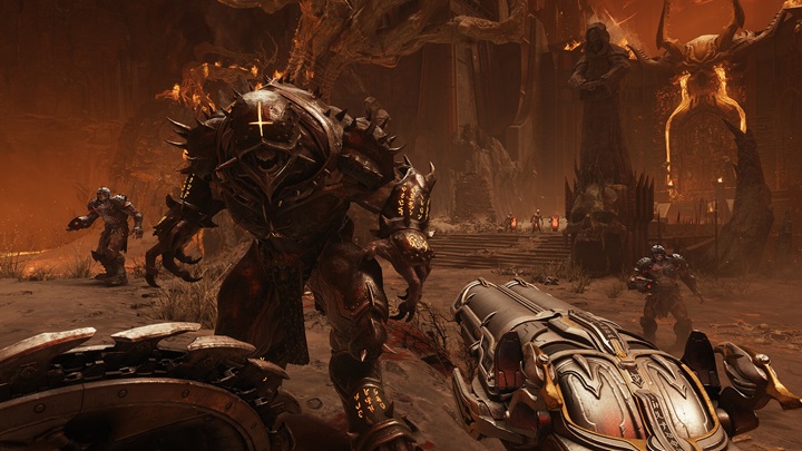Doom: The Dark Ages. Źródło: id Software / Bethesda Softworks. - Krwawa łaźnia w starym stylu, nazistowskie USA w krzywym zwierciadle i wyprawa do Zony. Game Pass i nie tylko na maj 2025 okiem Vergila - dokument - 2025-05-18
