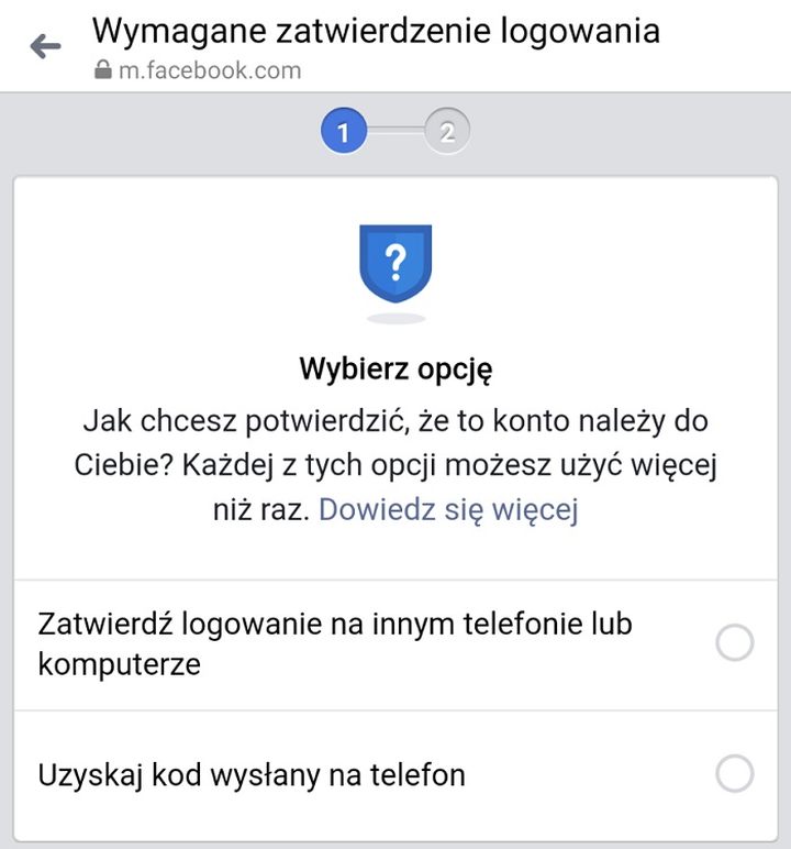 Zaczyna się od stosunkowo prostych metod weryfikacji, ale wystarczy kilka nieudanych prób, aby sytuacja się zmieniła. - Zatwierdzanie logowania i odzyskiwanie konta Facebook - droga przez mękę - dokument - 2021-11-29