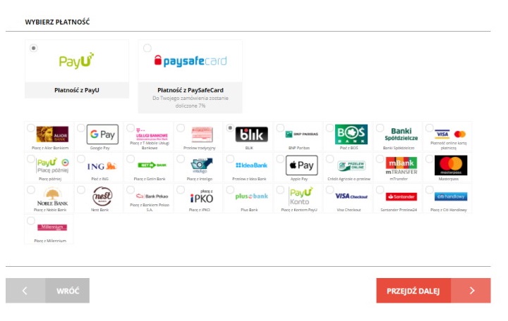 Bo najważniejsze to mieć wybór! - Gdzie bezpiecznie zapłacisz za gry i sprzęt BLIKIEM - dokument - 2020-08-31