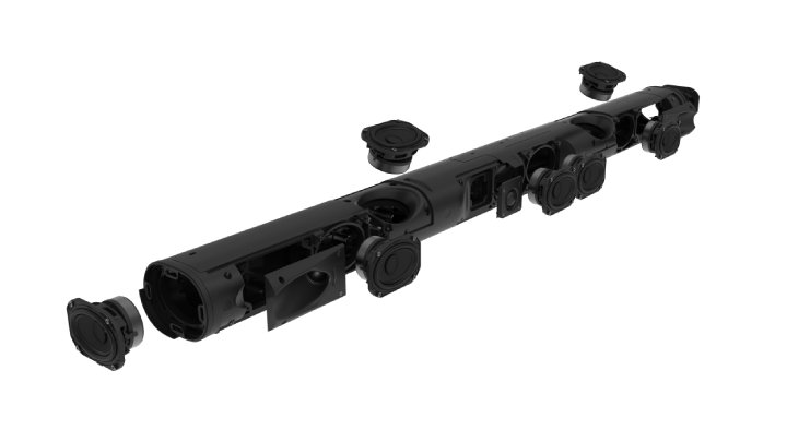 Producenci soundbarów dwoją się i troją, aby zaimplementować rozwiązania poprawiające jakość efektów. Sonos Arc wyposażono w 11 głośniczków, z czego 2 skierowane ku górze mają zapewniać dźwięk 3D spełniający standardy Dolby Atmos. - Soundbar – dobry głośnik do telewizora i komputera - dokument - 2020-06-17