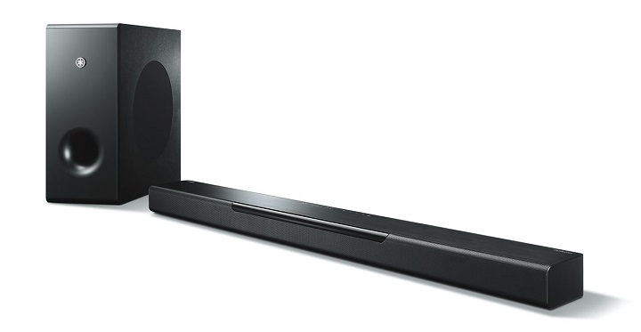 Wszystkie soundbary są do siebie wizualnie podobne. Duże różnice występują dopiero w jakości oferowanego dźwięku. Na zdjęciu Yamaha MusicCast BAR 400. Źródło: Yamaha - Soundbar – dobry głośnik do telewizora i komputera - dokument - 2020-06-17