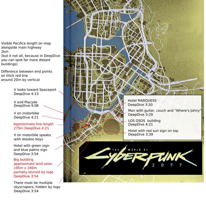 Mapa Night City (grudzień 2019).