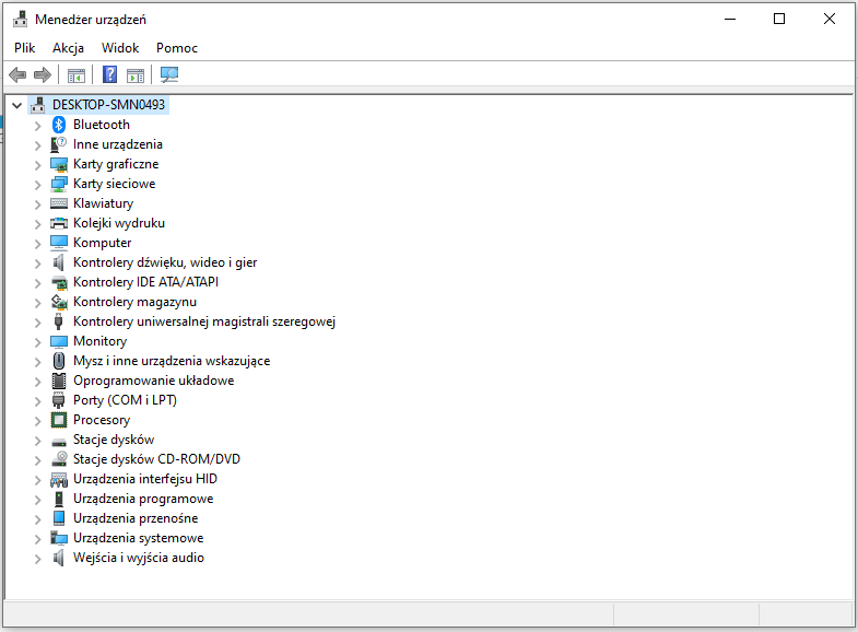 Menedżer urządzeń - będziemy tu wracać jeszcze wiele razy. - Brak dźwięku w Windows 10 - diagnostyka i rozwiązanie problemów - dokument - 2021-04-13