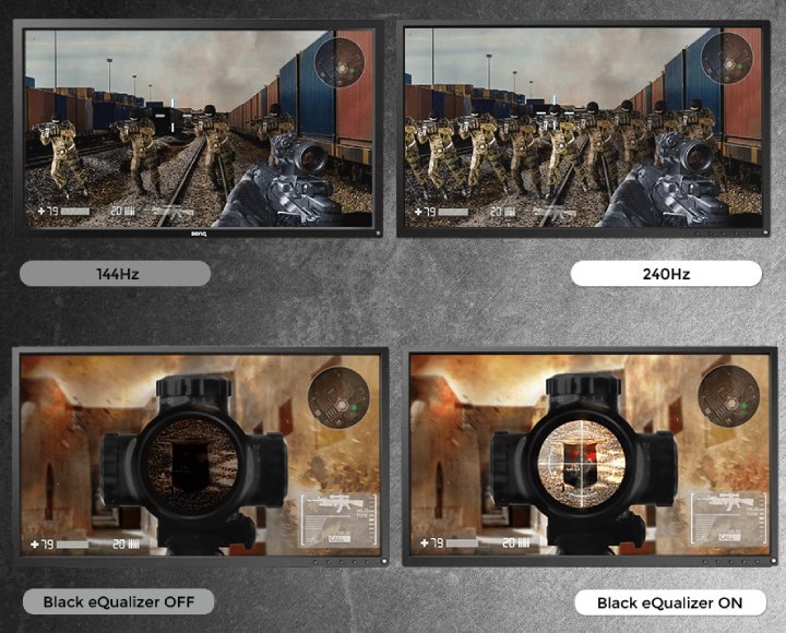 Niektóre sztuczki proponowane przez producentów monitorów mają dać nam przewagę na wirtualnym polu bitwy. - Monitor Full HD do gier TOP 10 - dokument - 2019-12-30