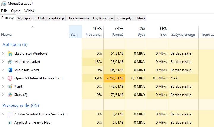 Windows oferuje narzędzia, które podpowiedzą, jakie procesy kradną nam najwięcej „prądu”. - Jak poprawić działanie laptopa - dokument - 2019-12-30