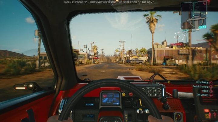 Mniej żółtych ikonek, więcej kontekstowych obiektów na mapie. Tak mógłby wyglądać tryb poruszania się bez znaczników interfejsu ekranu. - 8 rzeczy z innych gier, które chciałbym zobaczyć w Cyberpunku 2077 - dokument - 2020-12-01