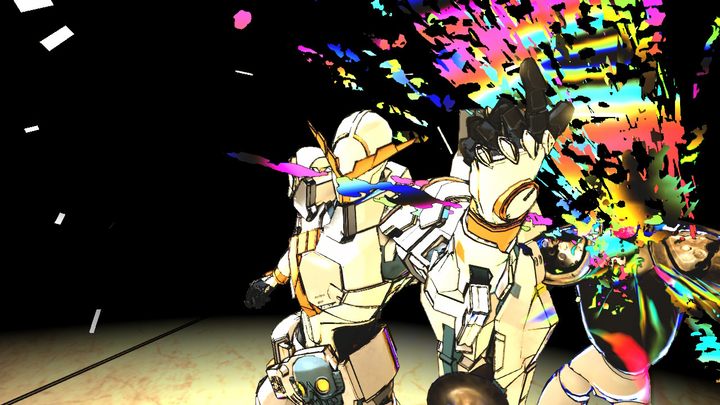 Zabawa konwencją bez granic. W jednej chwili Travis potrafi założyć zbroję i przenieść akcję w przestrzeń kosmiczną, gdzie rozgrywka zmienia się w wariację na temat Zone of the Enders i serii Gundam. - Nie ma juz bohaterów. Zabił ich Suda51 - dokument - 2021-09-24