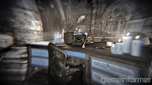 Tryb Focus w praktyce: jasnoniebieskim kolorem zaznaczone są miejsca, które mogą zainteresować Garretta. Źródło ilustracji: Game Informer. - 2013-03-14