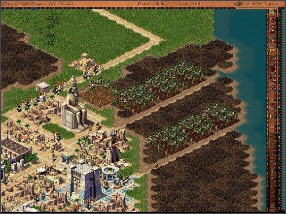 Jednym z głównych celów tej misji jest rozwój domów do stanu skromnych mieszkań - Faraon: Perwadjyt - Faraon - poradnik do gry