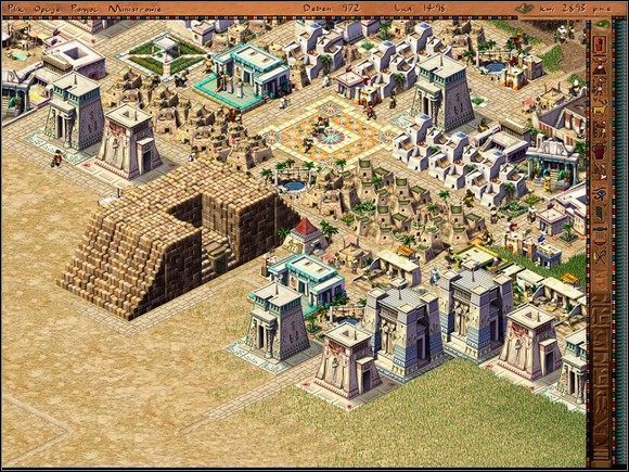 Na koniec pozostaje nam zbudowanie małej mastaby - Faraon: Men-nefer - Faraon - poradnik do gry