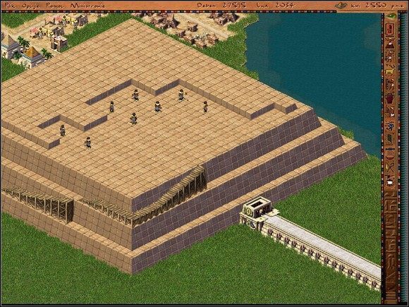 Jak już jesteśmy przy kamieniu to od razu można stwierdzić, że nie będzie z nim problemu - Faraon: Meidum (misja 10 - wersja pokojowa) - Faraon - poradnik do gry