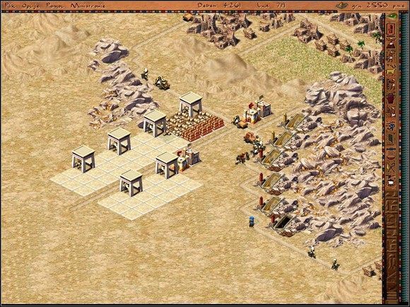 Pisząc o surowcach nie sposób nie wspomnieć o - Faraon: Iunet (misja 13 - wersja wojenna) - Faraon - poradnik do gry