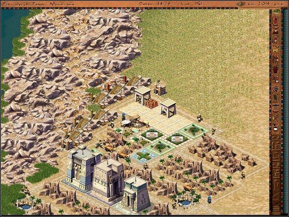 Do ukończenia scenariusza niezbędne jest również wzniesienie dwóch monumentów - Faraon: Waset (misja 17 - wersja pokojowa) - Faraon - poradnik do gry