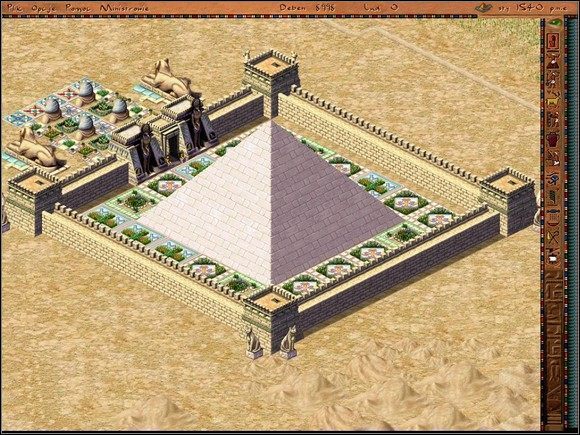 Najpierw skupić się będzie trzeba nad odpowiednią rozbudową miasta - Faraon: Hermopolis (misja 22 - wersja wojenna) - Faraon - poradnik do gry