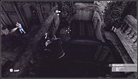 Zatrzymaj się przy okiennicy znajdującej się za słupem i zaczekaj aż jeden z wartowników z parteru przybiegnie na balkonik - Posiadłość Kobina (2) | Opis przejścia | Tom Clancys Splinter Cell Conviction - Tom Clancys Splinter Cell: Conviction - poradnik do gry