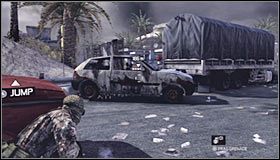 Ruszaj do dalszej części lokacji, a konkretnie w stronę pojedynczego pasa, na którym zaparkowana jest ciężarówka #1 - Diwaniya, Irak (1) | Opis przejścia | Tom Clancys Splinter Cell Conviction - Tom Clancys Splinter Cell: Conviction - poradnik do gry