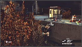 Udaj się w lewo, wykorzystując krzaki jako idealną zasłonę #1 - Laboratoria White Box (1) | Opis przejścia - Tom Clancys Splinter Cell: Conviction - poradnik do gry