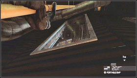 Podejdź do znajdującej się po lewej stronie rurki i się jej chwyć #1 - Laboratoria White Box (1) | Opis przejścia - Tom Clancys Splinter Cell: Conviction - poradnik do gry