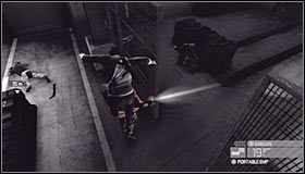 Zaczekaj aż wspomniani przeciwnicy zejdą na dół - Laboratoria White Box (5) | Opis przejścia - Tom Clancys Splinter Cell: Conviction - poradnik do gry