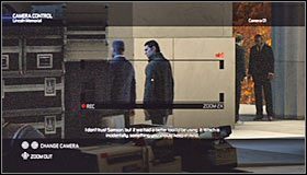 Początkowo nie musisz nic robić, aczkolwiek za kilka chwil obaj panowie zaczną iść w lewo #1 - Pomnik Lincolna (1) | Opis przejścia | Tom Clancys Splinter Cell Conviction - Tom Clancys Splinter Cell: Conviction - poradnik do gry