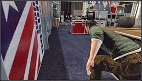 Po skorzystaniu z nowych schodów tym razem skieruj się w stronę zlokalizowanego po prawej stronie namiotu #1 - Pomnik Lincolna (1) | Opis przejścia | Tom Clancys Splinter Cell Conviction - Tom Clancys Splinter Cell: Conviction - poradnik do gry