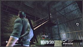 Po kilku chwilach dotrzesz do skrzyni z wyposażeniem #1 , z której warto oczywiście skorzystać - Zbiornik przy Michigan Ave. (2) | Opis przejścia - Tom Clancys Splinter Cell: Conviction - poradnik do gry