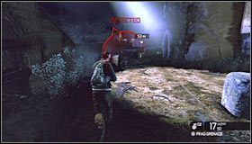 Także i w lewej części głównego przejścia wpadniesz na pojedynczego przeciwnika #1 - Zbiornik przy Michigan Ave. (4) | Opis przejścia - Tom Clancys Splinter Cell: Conviction - poradnik do gry