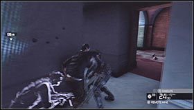 Zanim wejdziesz do pomieszczenia powinieneś rozłożyć minę przy wybranym przez siebie przejściu, a po pojawieniu się wrogów wycofać się i w odpowiednim momencie ją zdetonować #1 - Biały Dom (2) | Opis przejścia | Tom Clancys Splinter Cell Conviction - Tom Clancys Splinter Cell: Conviction - poradnik do gry