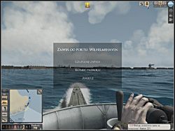 Klikając kotwicę w prawym, górnym rogu ekranu dostaniemy się do menu danego portu. - Poradnik do gry - Garść porad ogólnych | Silent Hunter 5 Bitwa o Atlantyk - Silent Hunter 5: Bitwa o Atlantyk - poradnik do gry