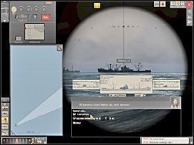 Odległość szacujemy przy pomocy stadimetru - rodzaju dalmierza optycznego. - Pomiar odległości | Torpedowanie łajb | Silent Hunter 5 Bitwa o Atlantyk - Silent Hunter 5: Bitwa o Atlantyk - poradnik do gry