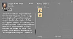 W przypadku oficera wachtowego (Dietera Eppa) sprawa jest prosta - posiada on tylko dwie umiejętności (zdolności) specjalne (Obsadzić działko plot - Oficer wachtowy i hydroakustyk | Podnoszenie kwalifikacji załogi - Silent Hunter 5: Bitwa o Atlantyk - poradnik do gry