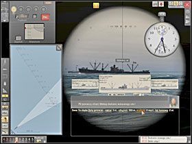 Dzieląc ten dystans przez 60 sekund otrzymujemy prędkość celu w m/s. - Wyliczenie kursu i prędkości | Torpedowanie łajb | Silent Hunter 5 - Silent Hunter 5: Bitwa o Atlantyk - poradnik do gry