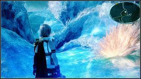 Wskakujemy na górę, a tam czeka na nas następna skrzynia - 200 gilów - Chapter III (1) | Opis przejścia | Final Fantasy XIII - Final Fantasy XIII - poradnik do gry