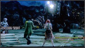 Na szczycie czeka nas walka z Dreadnoughtem [1] - Chapter IV (2) | Opis przejścia | Final Fantasy XIII - Final Fantasy XIII - poradnik do gry