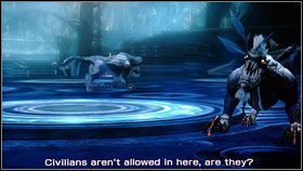 Zjedziemy w dół, gdzie czeka nas jeszcze jedna droga z potworami - Chapter V (1) | Opis przejścia | Final Fantasy XIII - Final Fantasy XIII - poradnik do gry