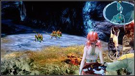 Na pierwszym skrzyżowaniu wybieramy prawą ścieżkę i otwieramy skrzynię z Metal Armband [1] - Chapter VI | Opis przejścia | Final Fantasy XIII - Final Fantasy XIII - poradnik do gry