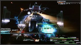 Jest to dość trudny pojedynek, więc cały czas bardzo uważamy na zdrowie naszych postaci - Chapter VII (3) | Opis przejścia | Final Fantasy XIII - Final Fantasy XIII - poradnik do gry